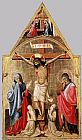 Crucifixion Canvas Paintings - Crucifixion with Mary and St John the Evangelist
